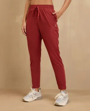 Chilly Day Comfort NYKD By Nykaa Cotton Comfort Pants-NYAT502-Red