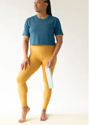 Everyday Comfort Spacedye High Waisted Midi Legging
