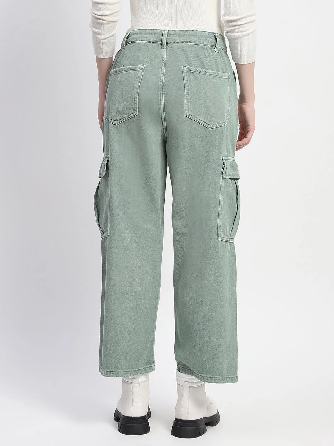 Functional Layer Madame Relax Fit Green Cargo Pants