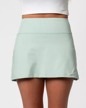 Button Details Simple Skort - Surfspray