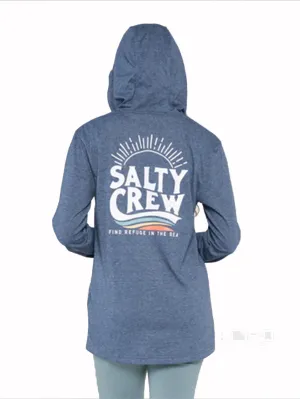 Fashionable Hoodie The Wave Mid Weight Hoody - Navy