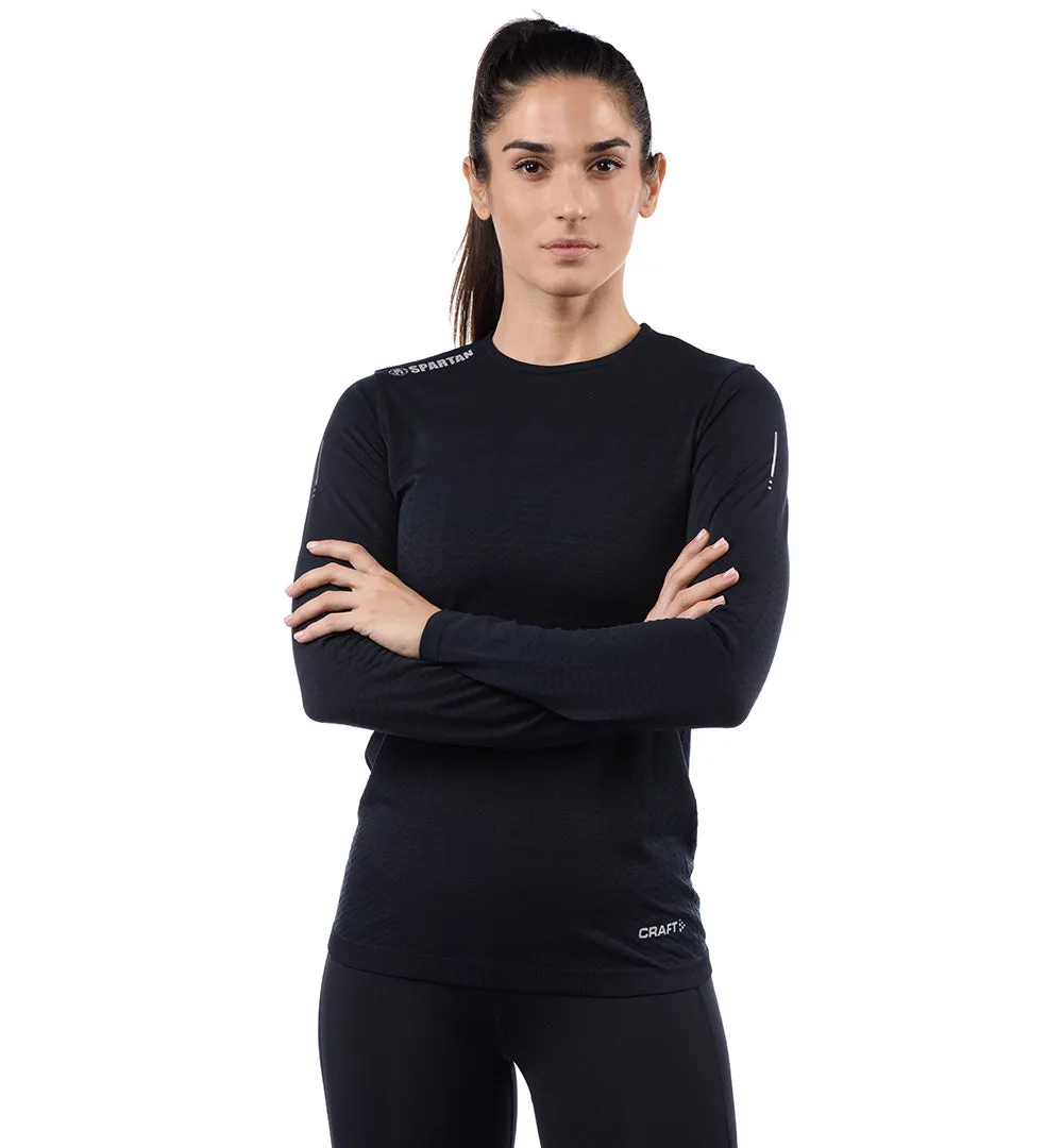 LowMaintenance SPARTAN by CRAFT Urban Run Fuseknit LS Tee - Women's