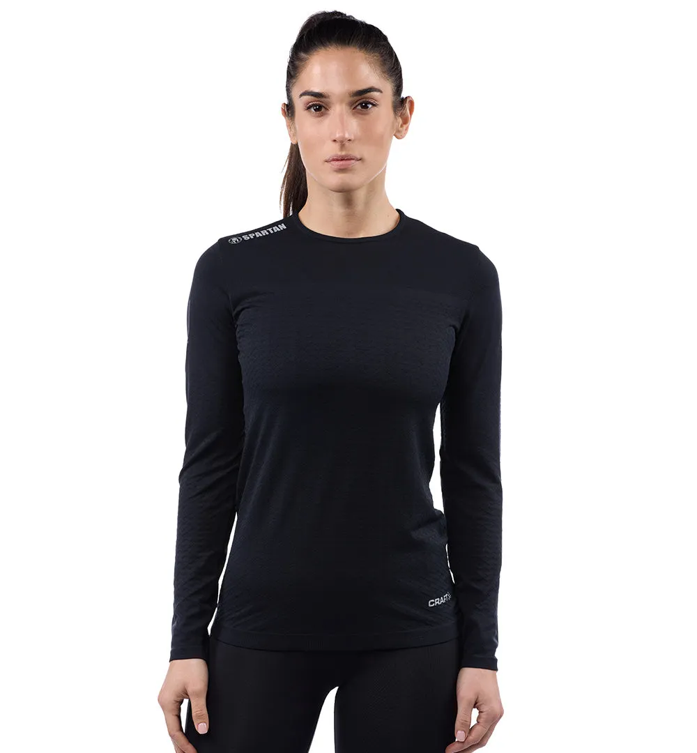 Day Off Tight Net SPARTAN by CRAFT Urban Run Fuseknit LS Tee - Women's