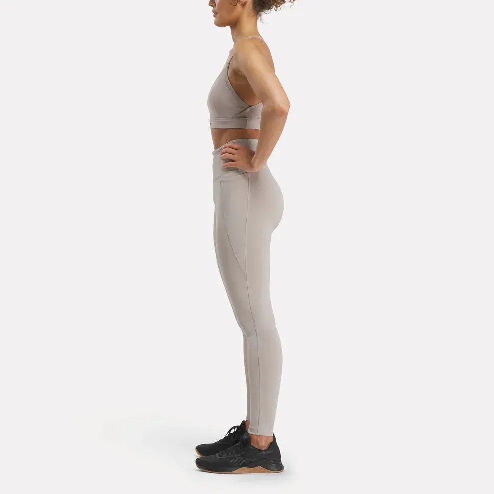 Reebok Women's Lux Strappy Grey Sports Bra Bright Full body workouts