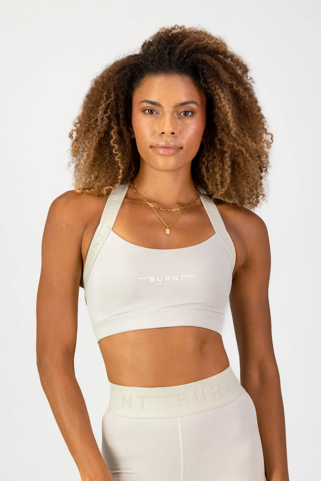 Dawn Sports Bra Black Nylon workout gear