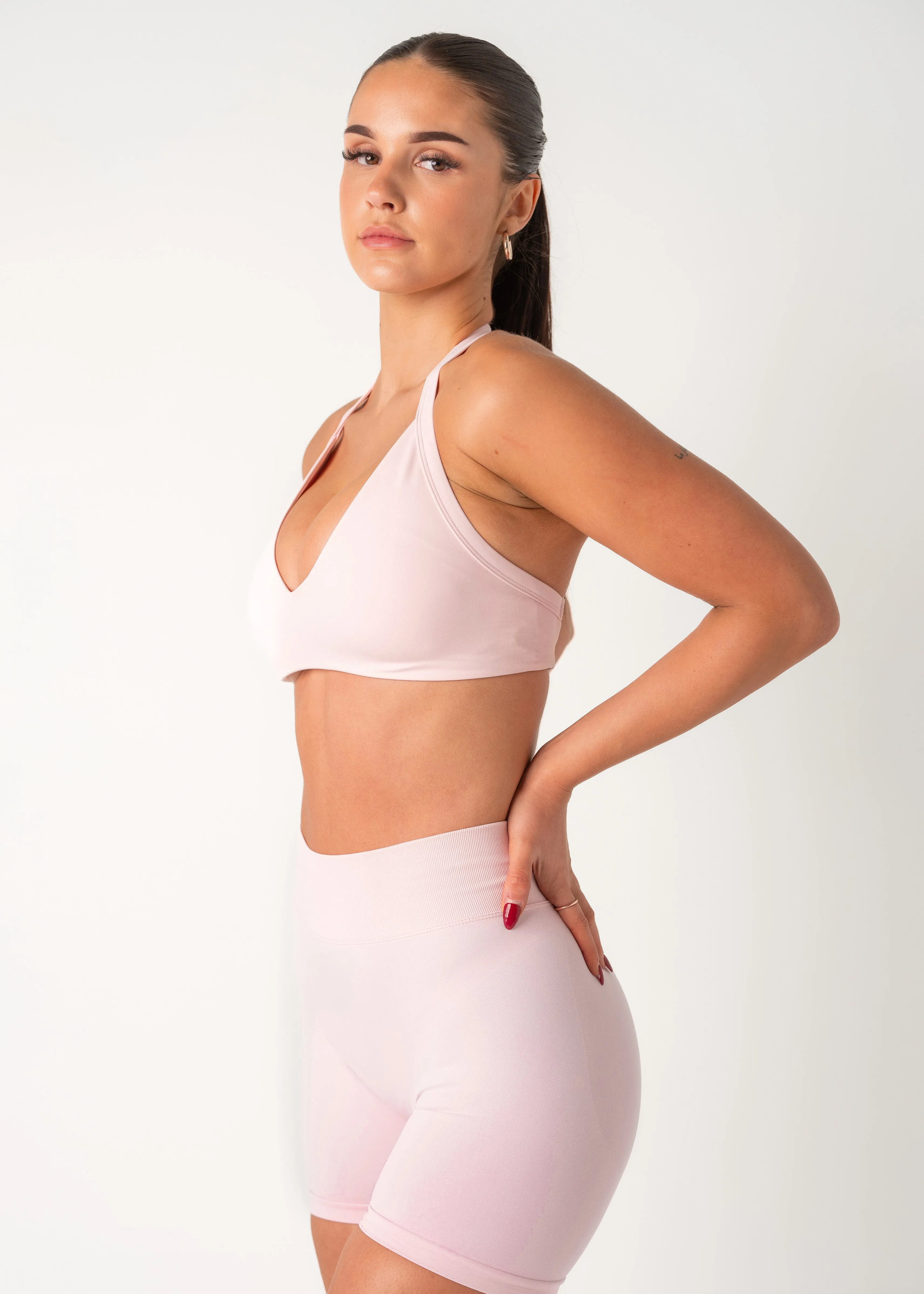FREEDOM BRA - BABY PINK Snug Fit Technology Core training