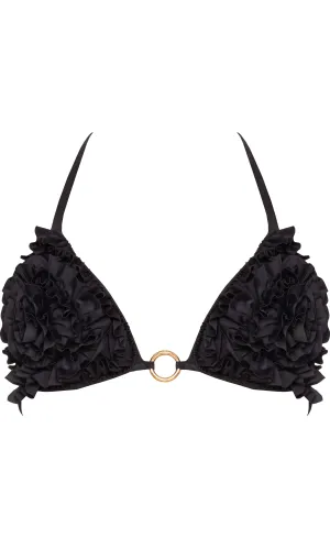 Tummy Control Panel Secure Back Closure ROSE BIKINI TOP