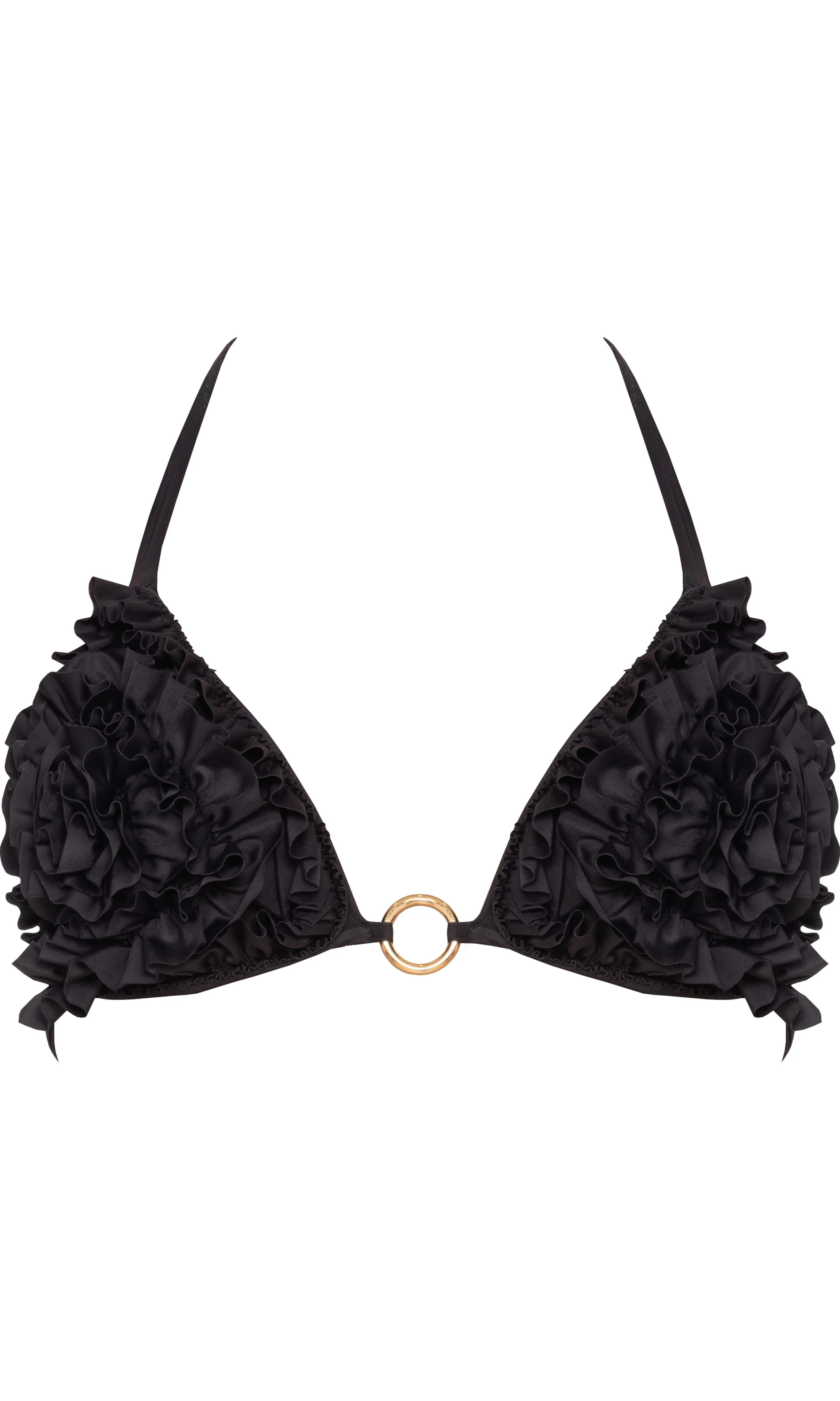 Tummy Control Panel Secure Back Closure ROSE BIKINI TOP