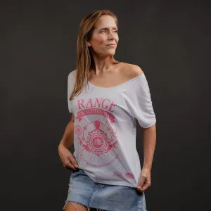Women's Range Enlightenment Slouchy Fit T-Shirt - White Durable Color Retention shopping