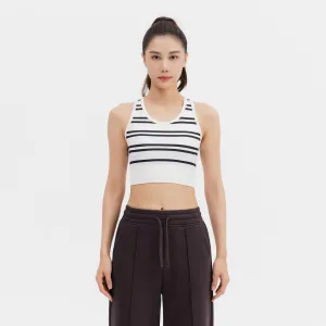 CN Tank Bra 520 BROWN Tall size seams Elegant sports apparel