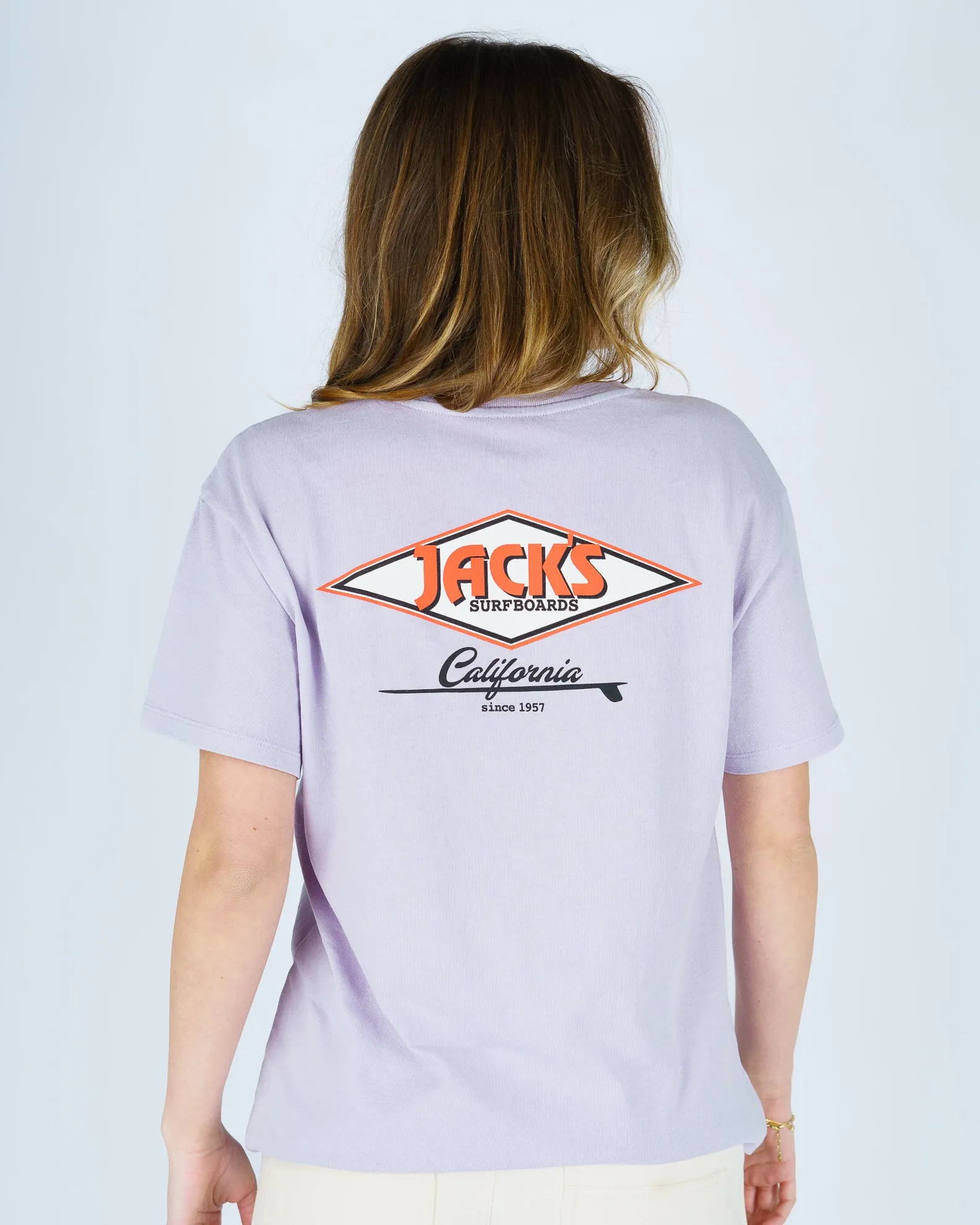 Easy Wear tall size Women's Cal Diamond S/S Tee - Lilac