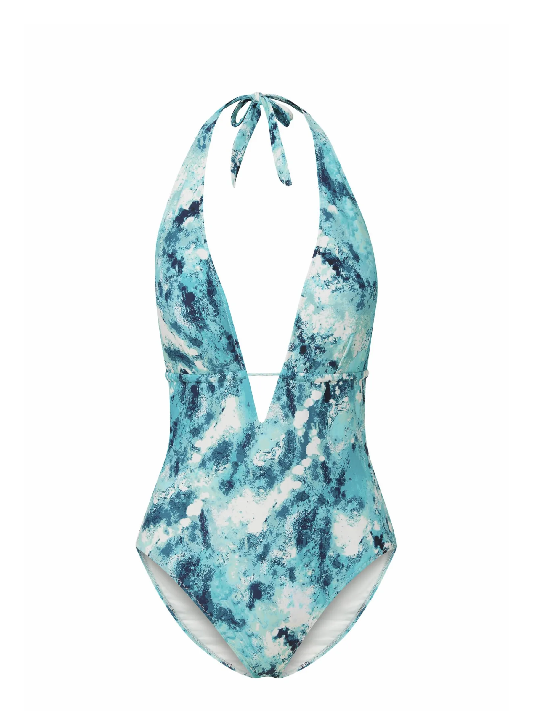 Ultrasonically Welded Seams Two Tone Coloration Elizabeth One Piece Ocean View