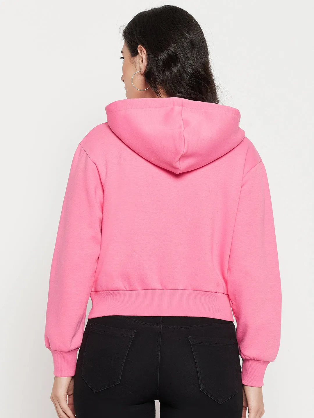 Madame Plum Hood Neck Sweatshirt Relaxed Vibes