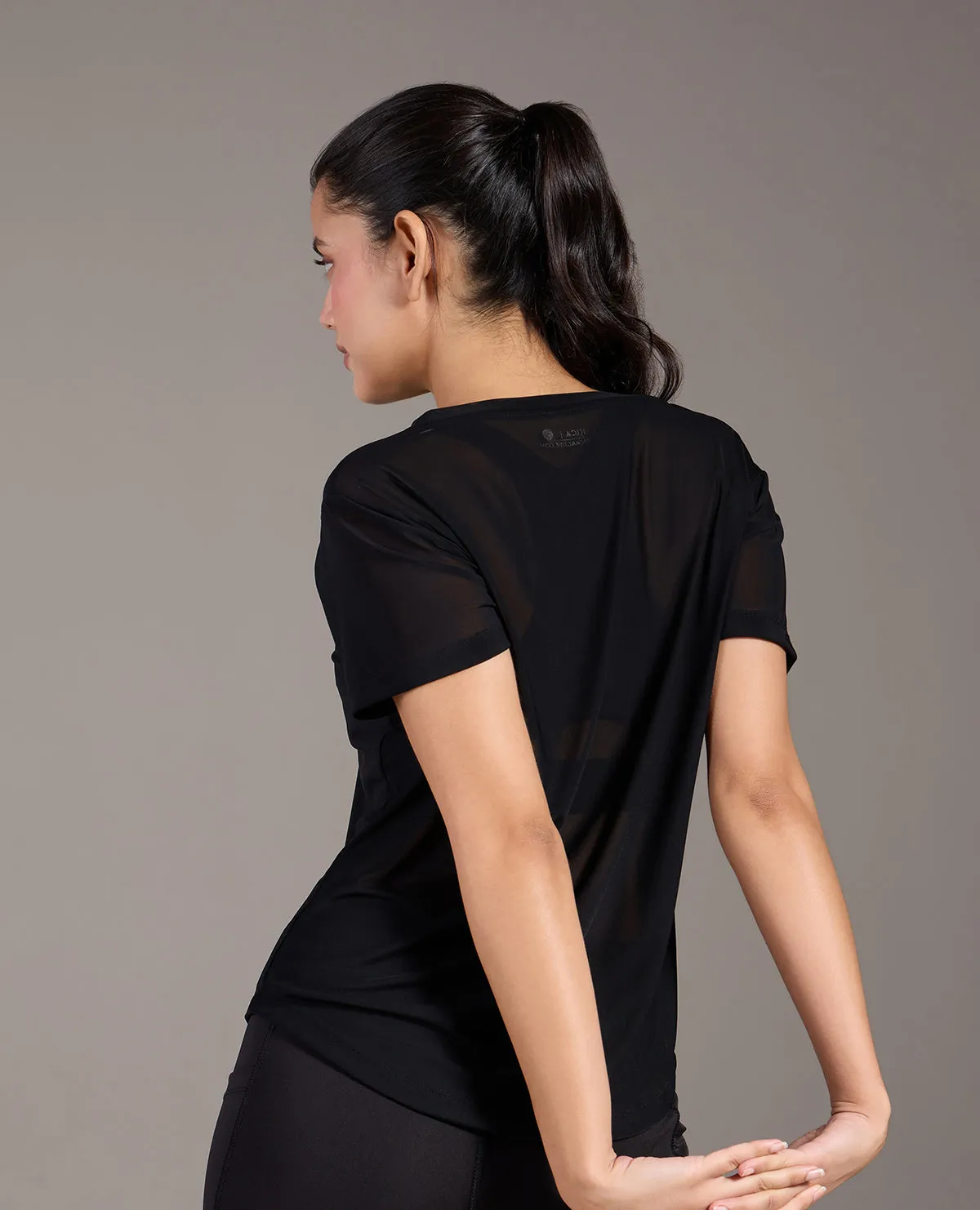 Street Comfort Mesh Top Black