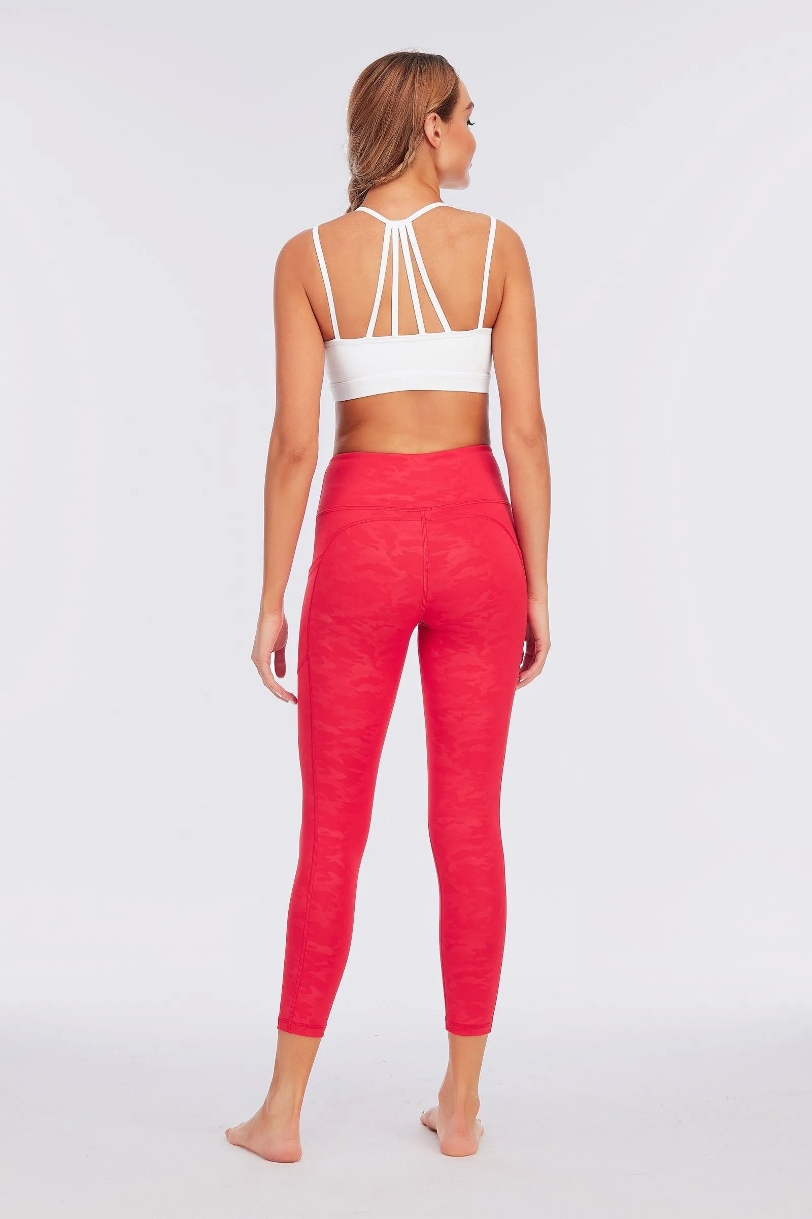 White Bra Top Breathable Inner Lining monogrammed