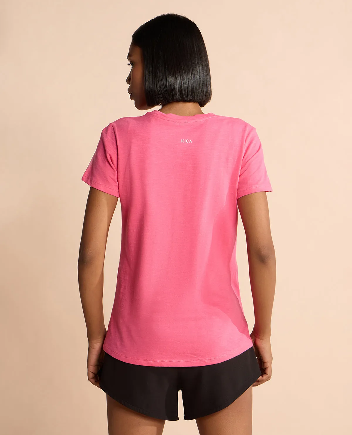 Quick-Dry Tshirt Pink Bold colors Matte Look