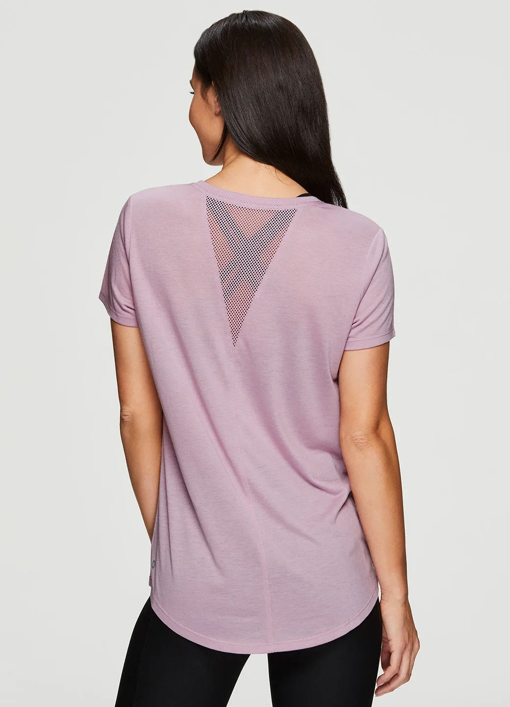 Fit For Comfort Studio Don't Look Back Mesh Tee Shirt