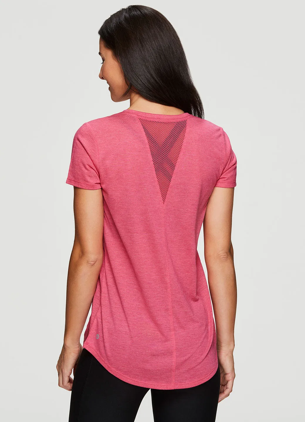 Non Irritating Collar Studio Don't Look Back Mesh Tee Shirt