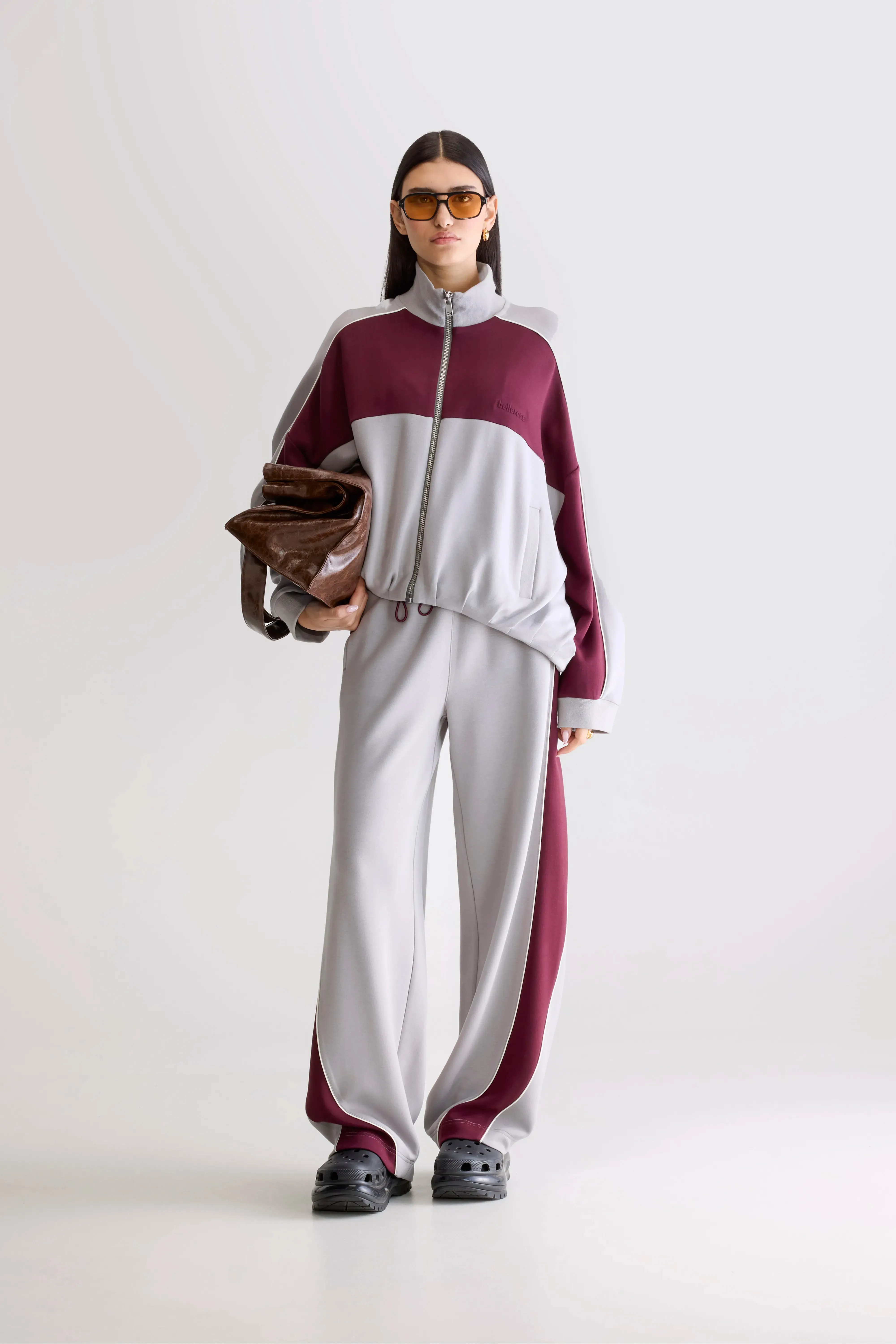 Easy Wear Fashion Essentials Tallic zip-up sweatshirt (252 / W / COMBO A)