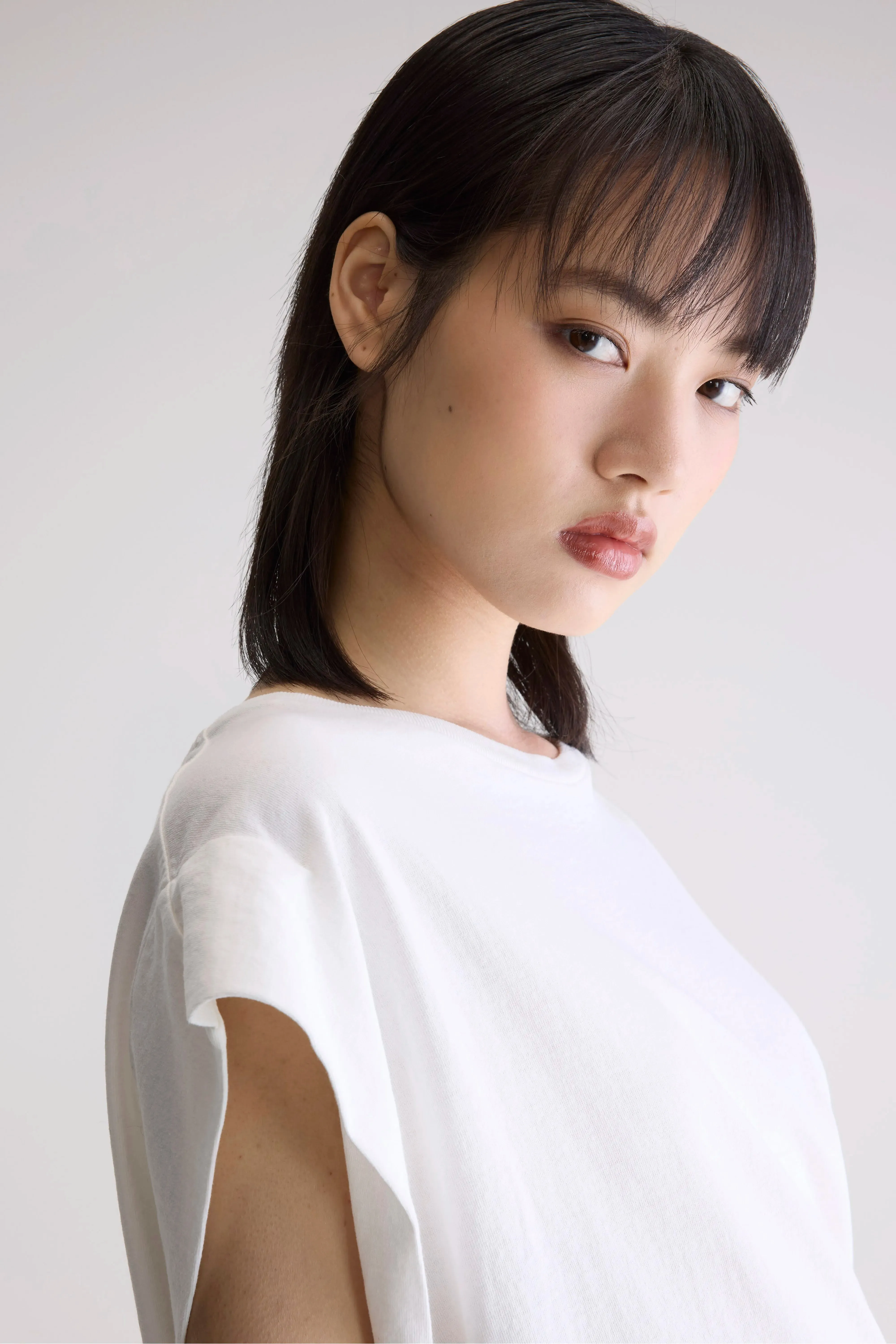 Skinny Fit loose but not baggy Vice crew-neck t-shirt (252 / W / CASPER)
