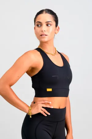 Lightweight Bra Lower body workouts The Essential Sports Bra - Black