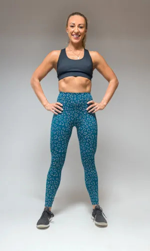 Cat's Eyes - Teal Reflective Sport Look Balanced Fit