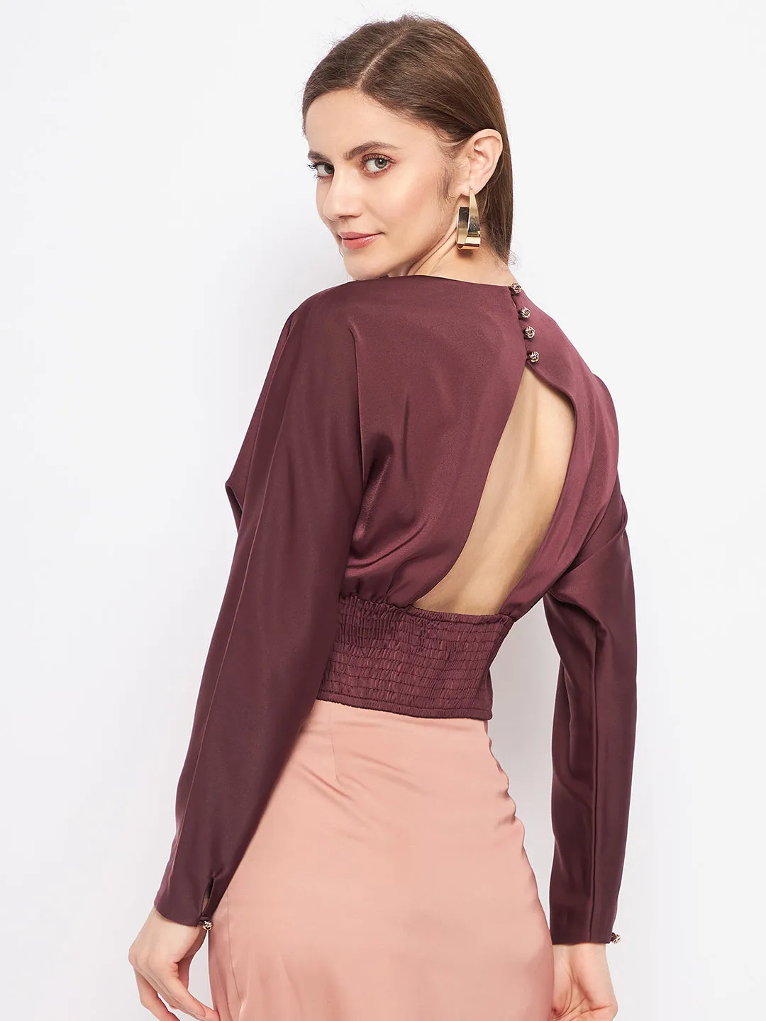 casual top Madame Wine Top