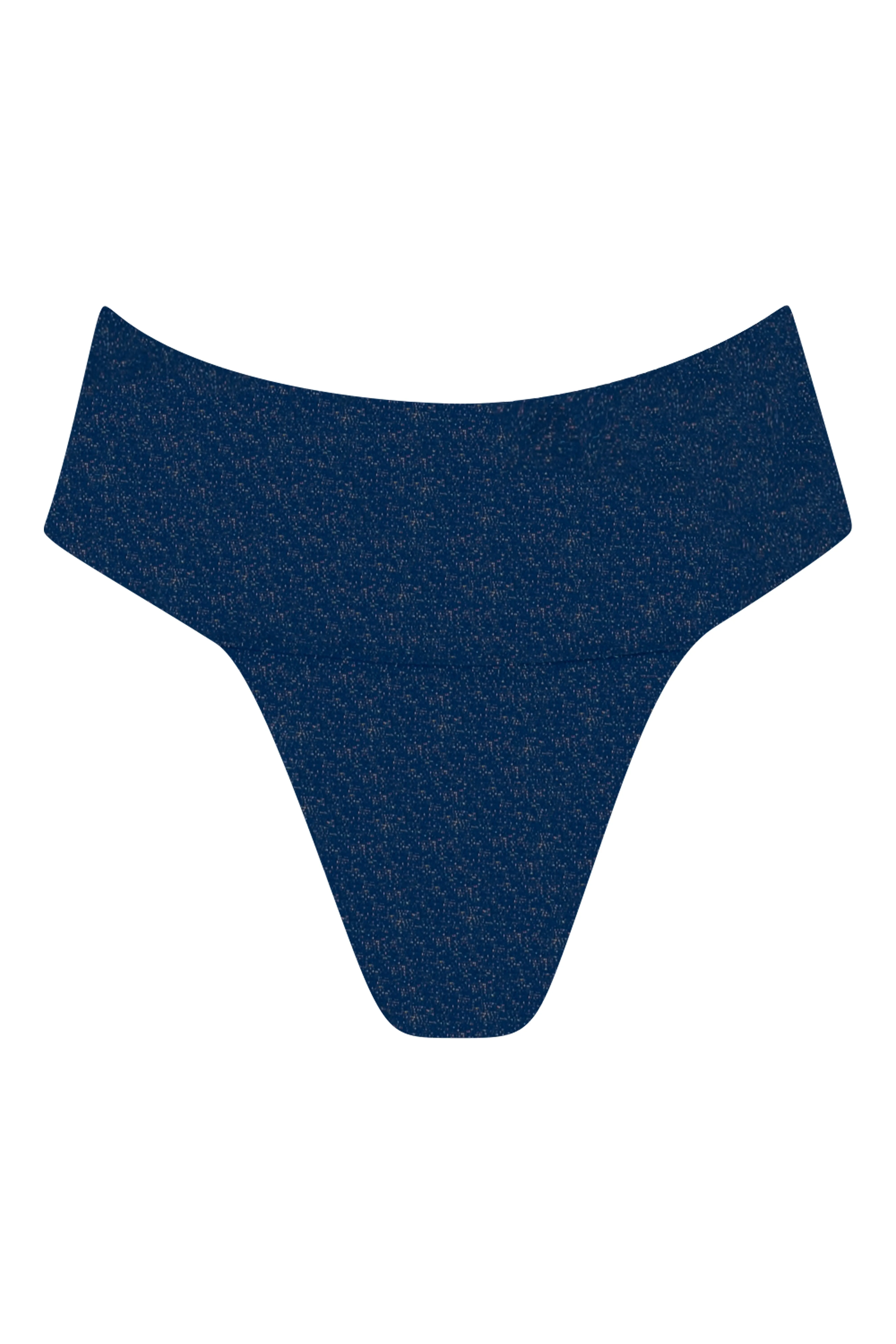 Anti Fade Technology Low Profile Fastener Banded Waist Bottom - Abyss Shimmer