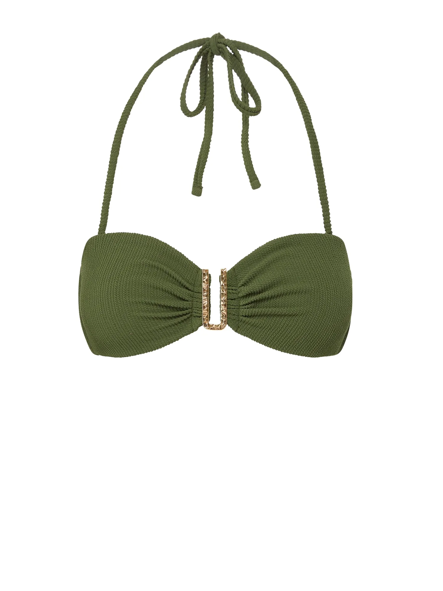Smooth Silicone Grip Quick Pull Adjustment Cindy Top Olive Texture