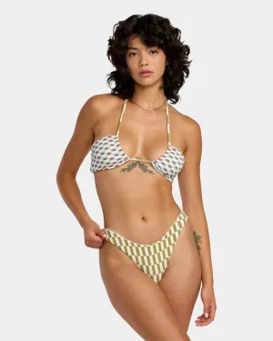 Strange Ways Medium French Bikini Bottom - Sky Blue Non Slip Grip Technology
