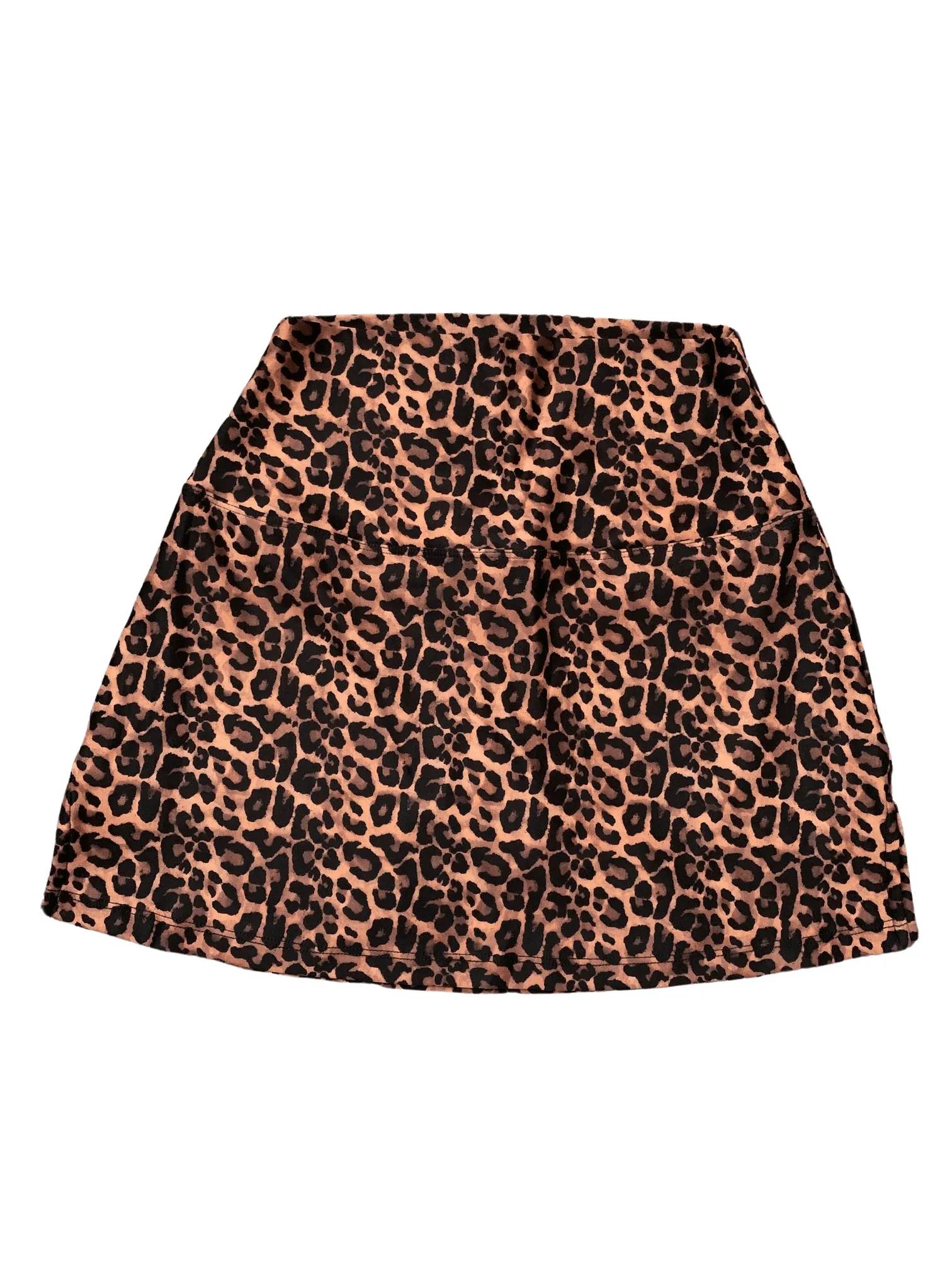 Wear It To Heart Real Cheetah High Waist Skort Influencer Style Fade Resistant