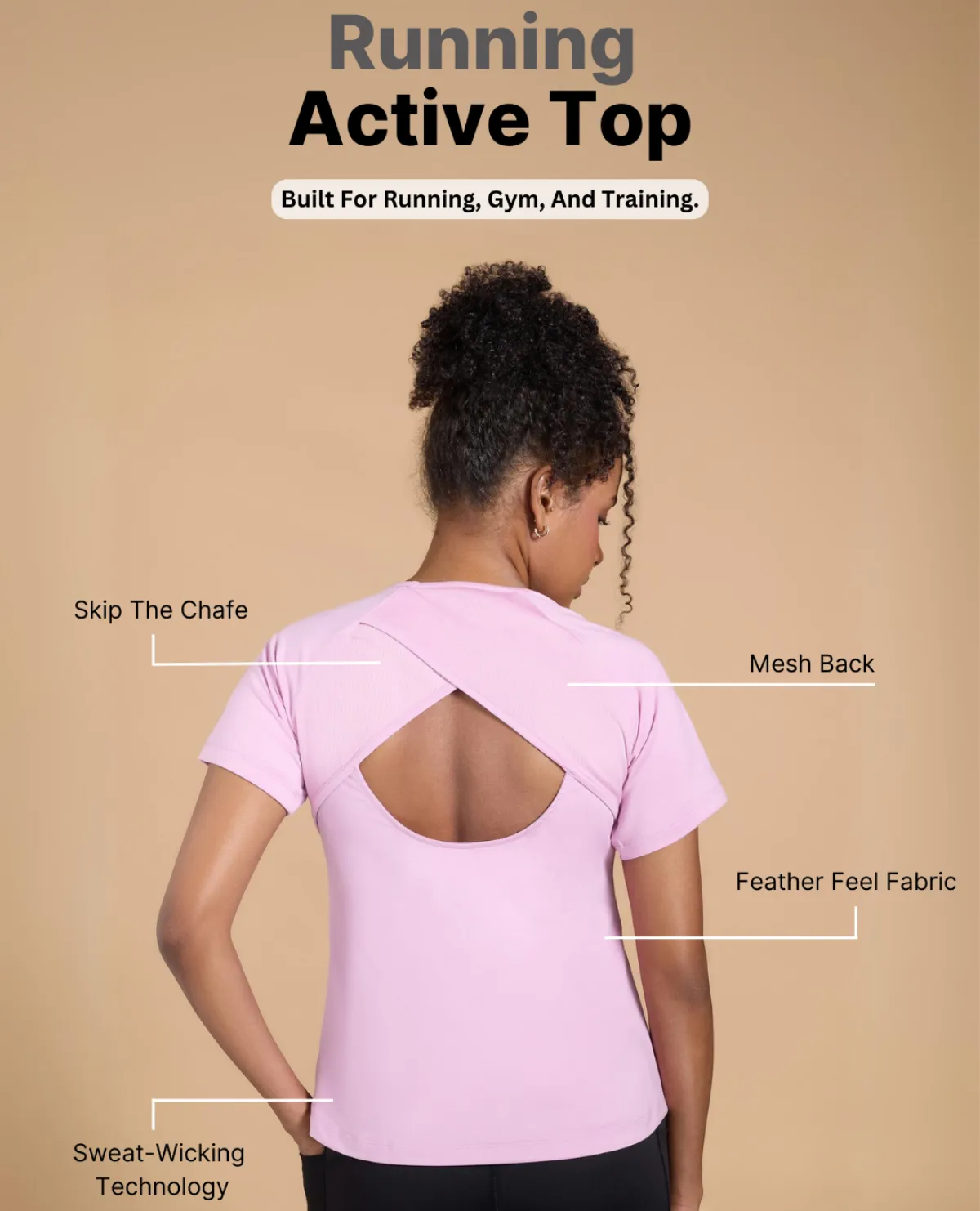 Feather Feel Running Active Tshirt Unisex Fit