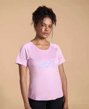Raw Hem Finish Feather Feel Running Active Tshirt