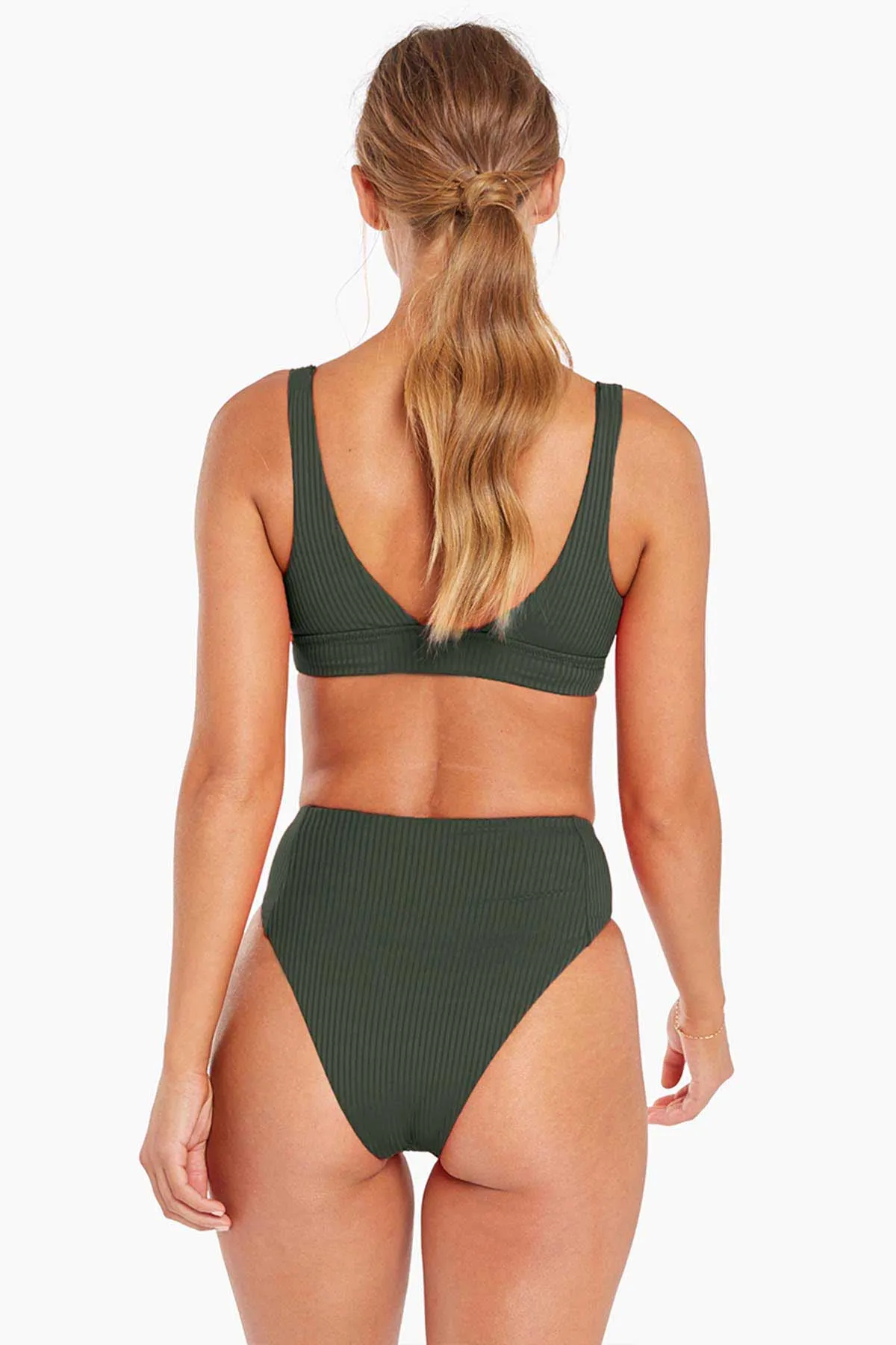 Cool Touch Fabric Supportive Underband Sienna Tank - Forest EcoRib