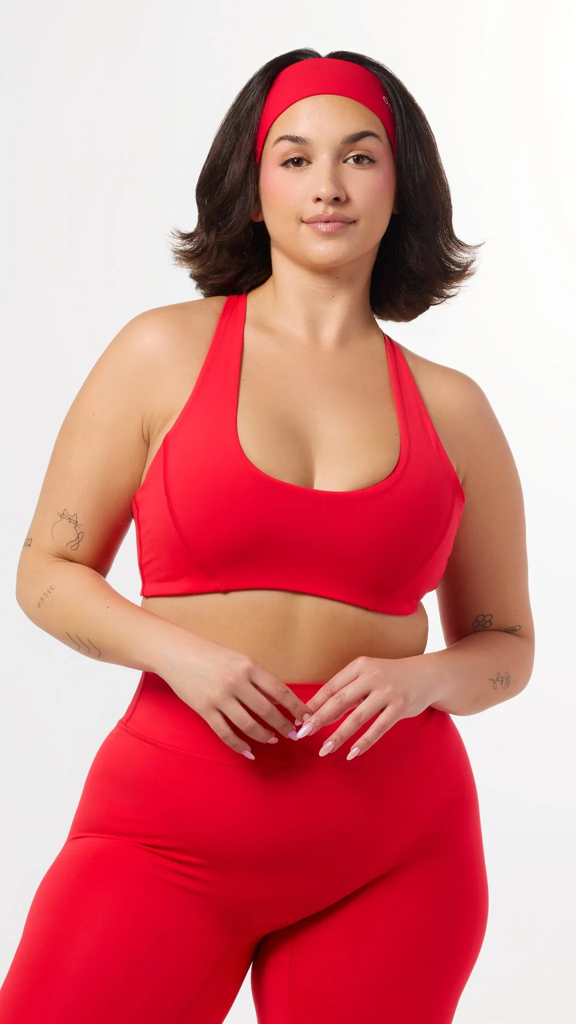 Cost-effective Pink Embody Strappy Sports Bra