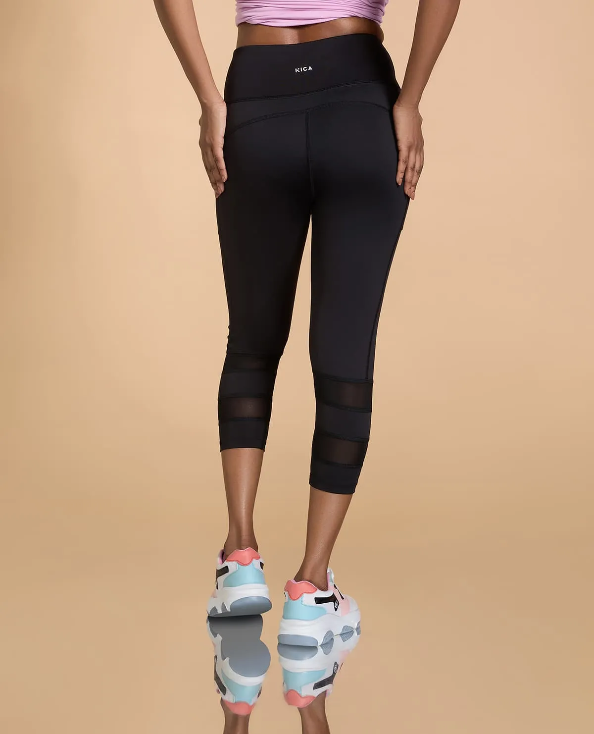 Active Mesh 7/8th Sports Leggings Luxury Choice Body Shaping