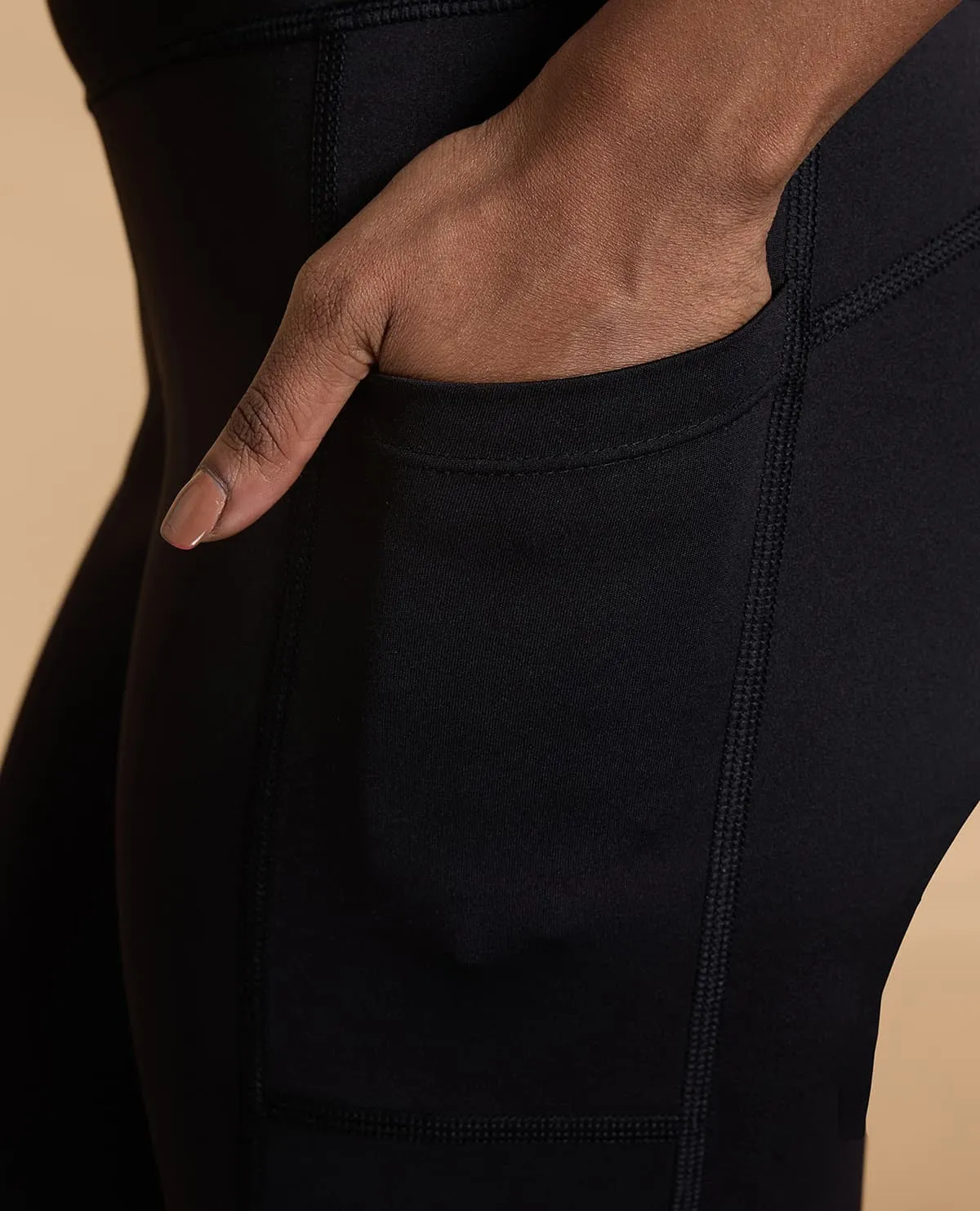 Active Mesh 7/8th Sports Leggings Versatile Layer