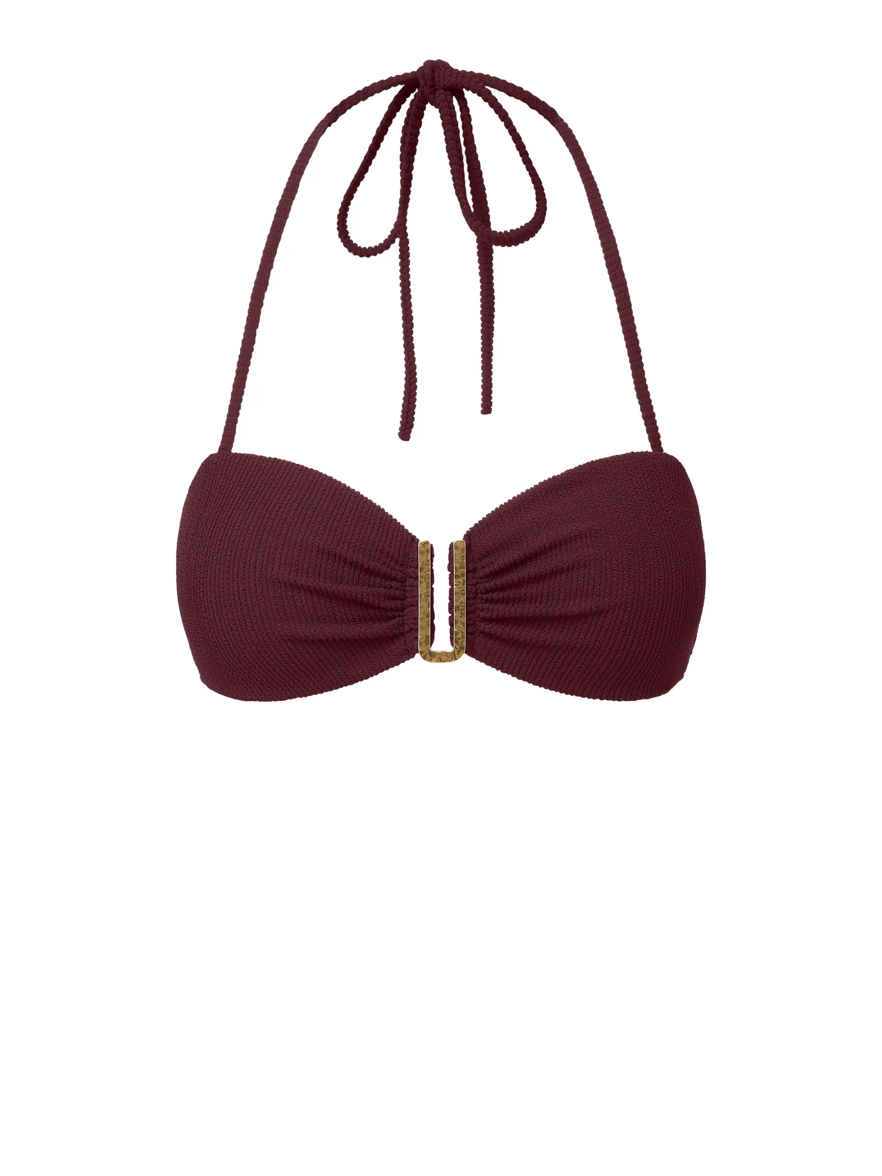 Cindy Swim Top Auburn Texture Universal Size Adjuster