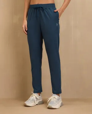 Odor Control Fabric NYKD By Nykaa Cotton Comfort Pants-NYAT502-Blue