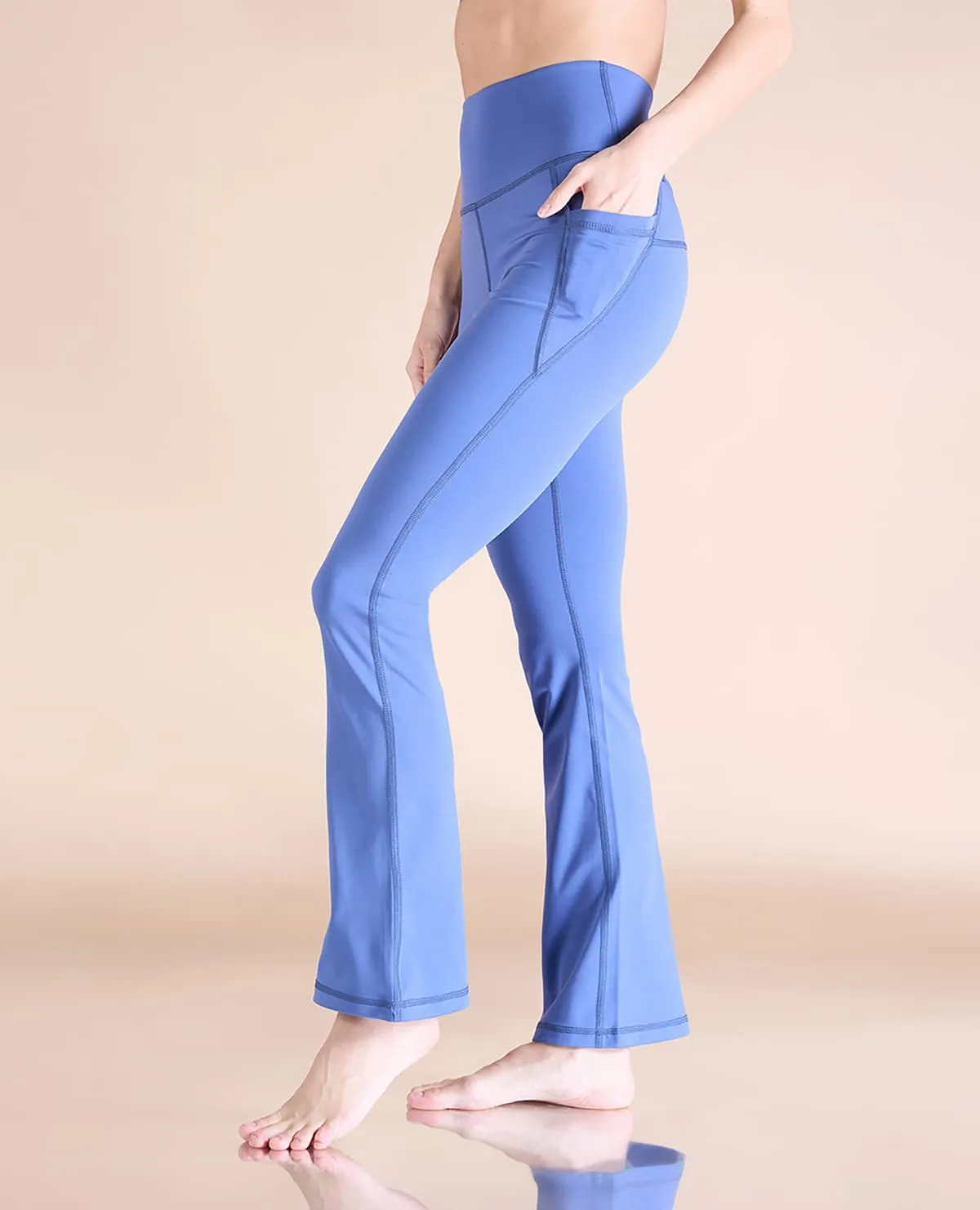 Trendy Layering Classic Cut Women Stretchable Flared Pants