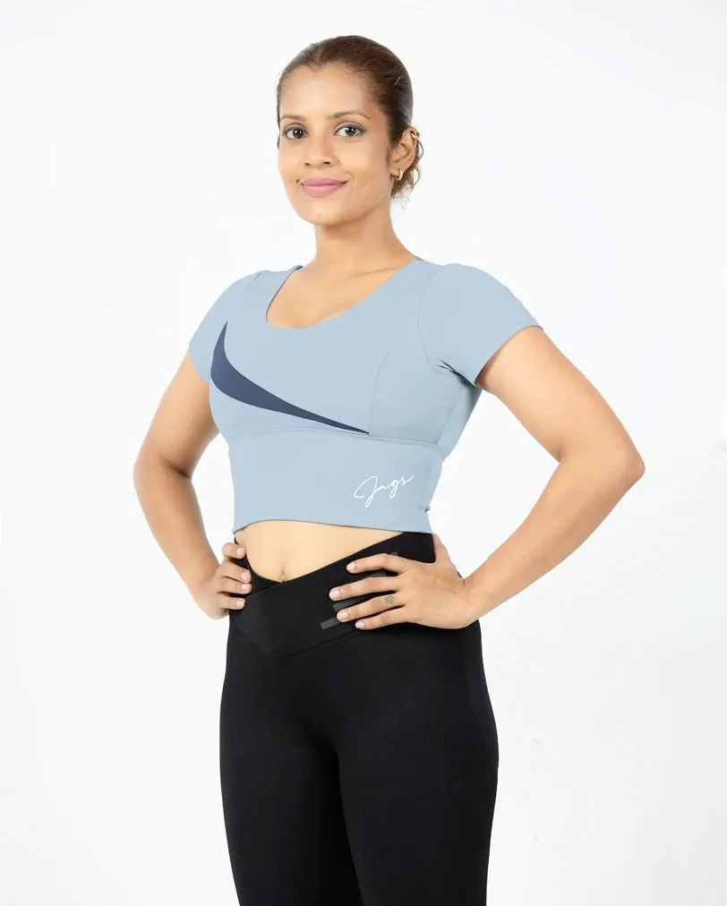 ChicFlex Diagonal Crop Style & Strength Unite (L-XXL) Casual Comfort Sleek Design