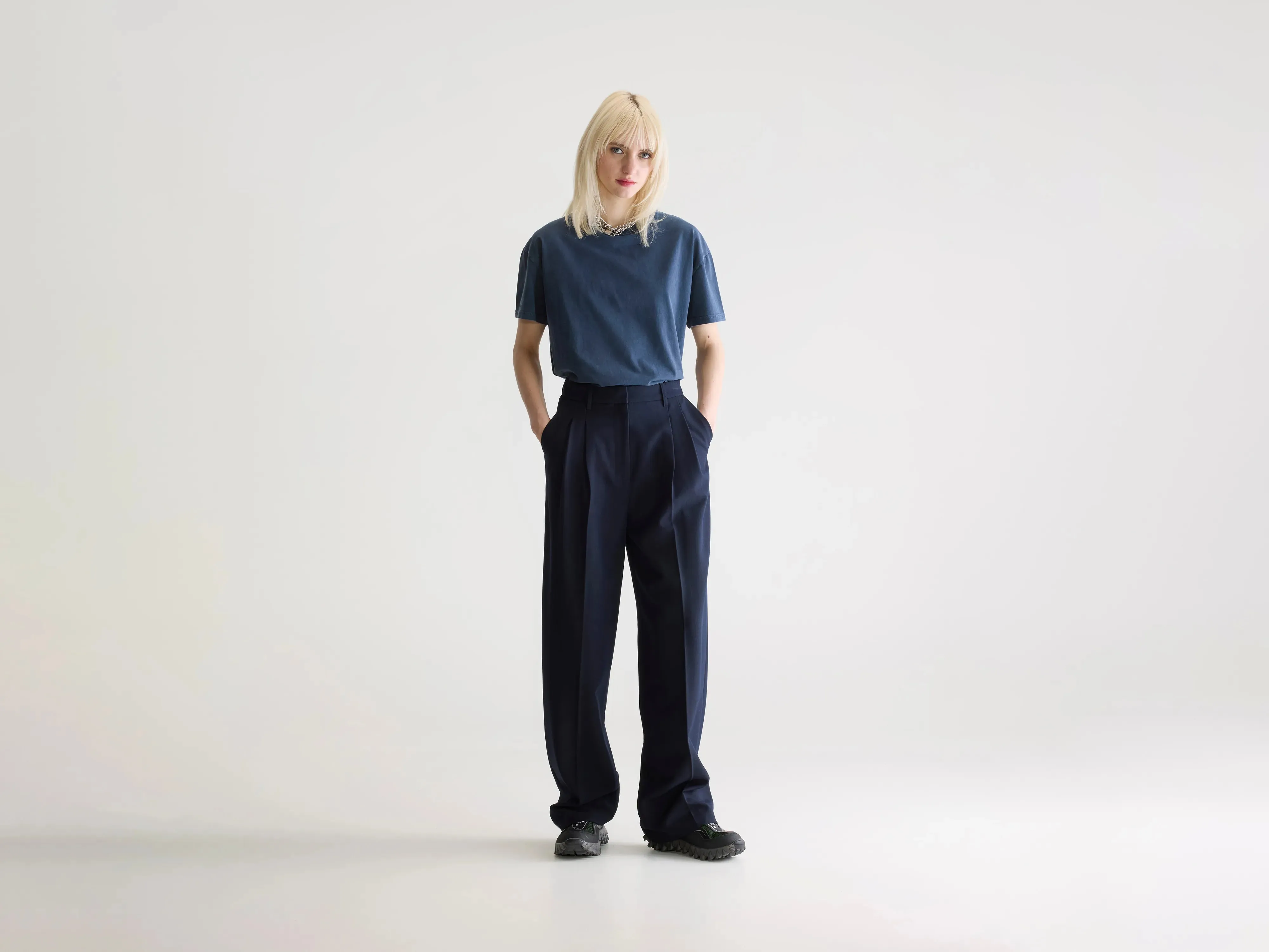 Dominic tailored trousers (252 / W / AMERICA) Relaxed Wearable