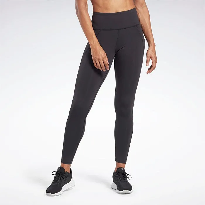Statement Wear Reebok Women's Lux High Rise Black Tight