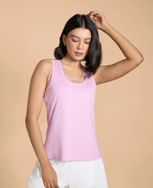 Strategic Perforations unmanned Feather Feel Sleeveless Tank Top