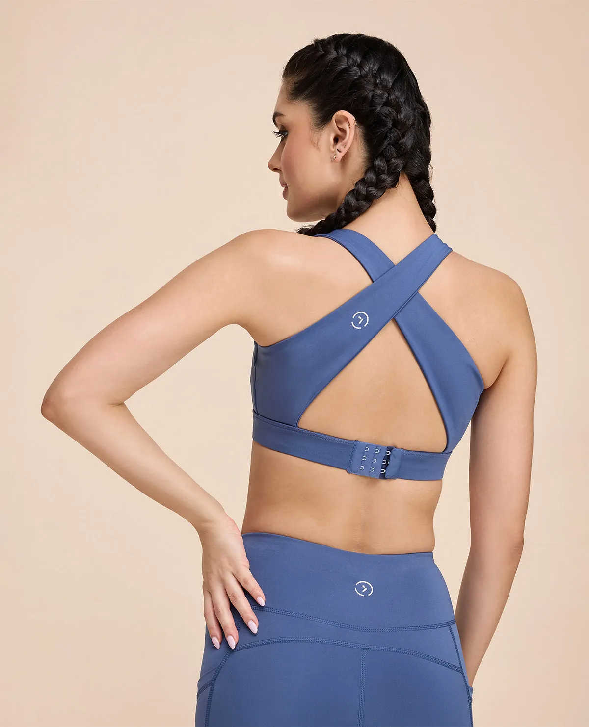 High Impact & Full Coverage Crostini Sports Bra Lightweight Design