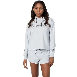 Sand Set Cropped Hoodie - Athletic Heather Weekend Wear Modern Active