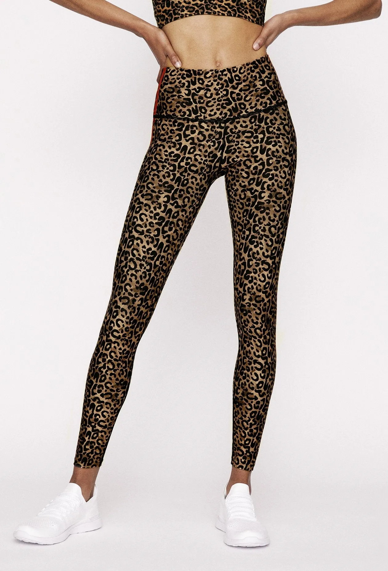 Double Layer Budget Friendly Easy Wear Wear It To Heart Natural Cheetah High Waist Legging