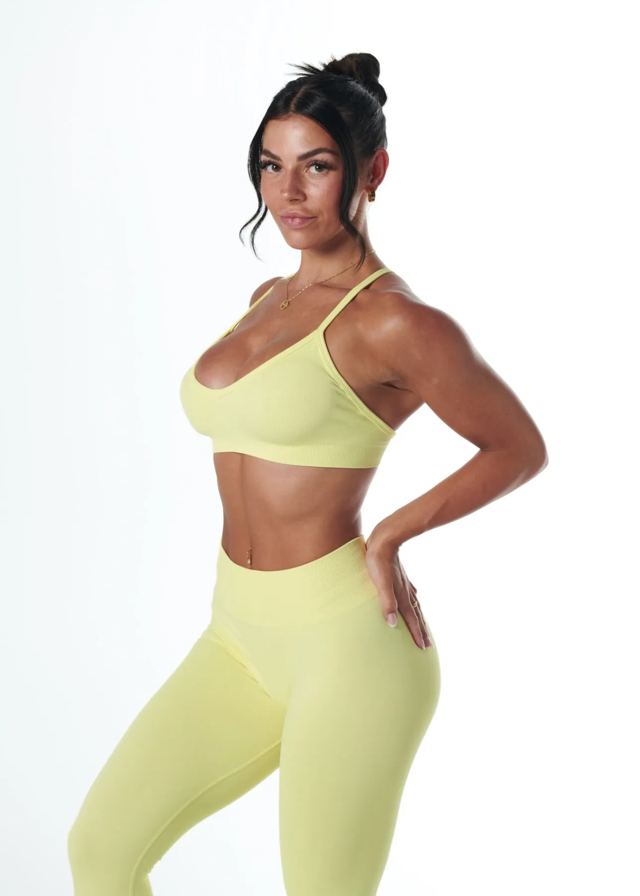 Soft Modal Odor-resistant SIGNATURE BRA - LEMON SORBET