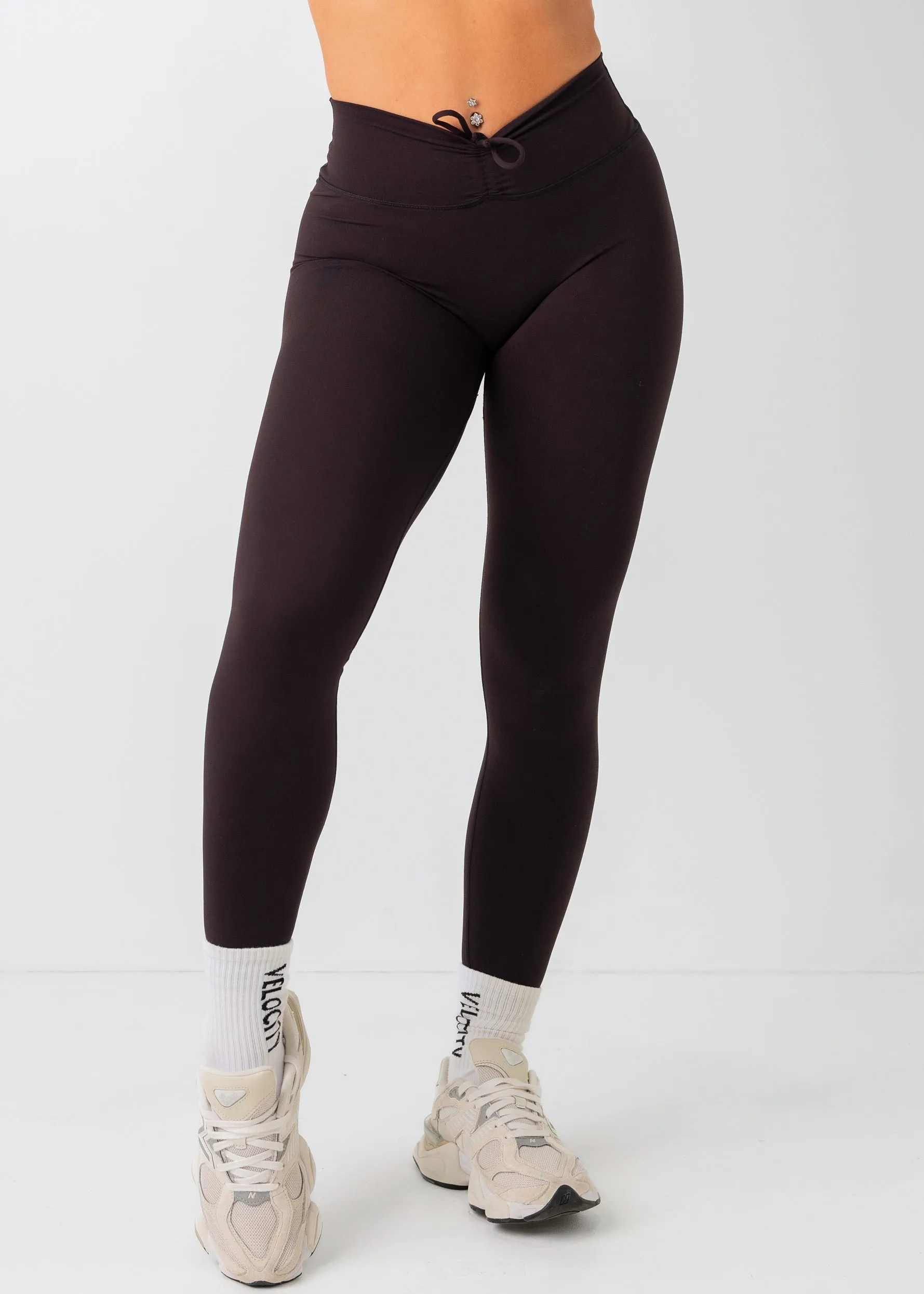 Winter Sports For Men Eco Shopper Evening Walk POISE TIE LEGGINGS - BLACK