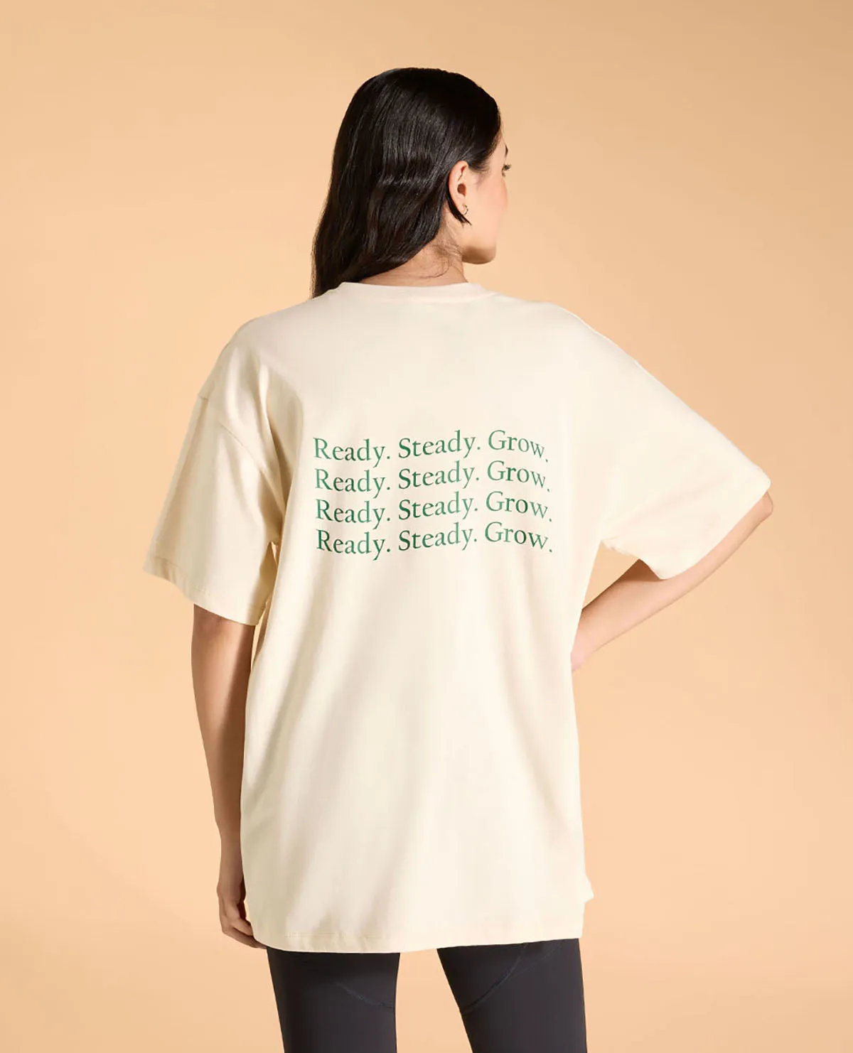 Non Iron Fabric Easy-Going Style Cotton Oversized Printed Graphic Tshirt